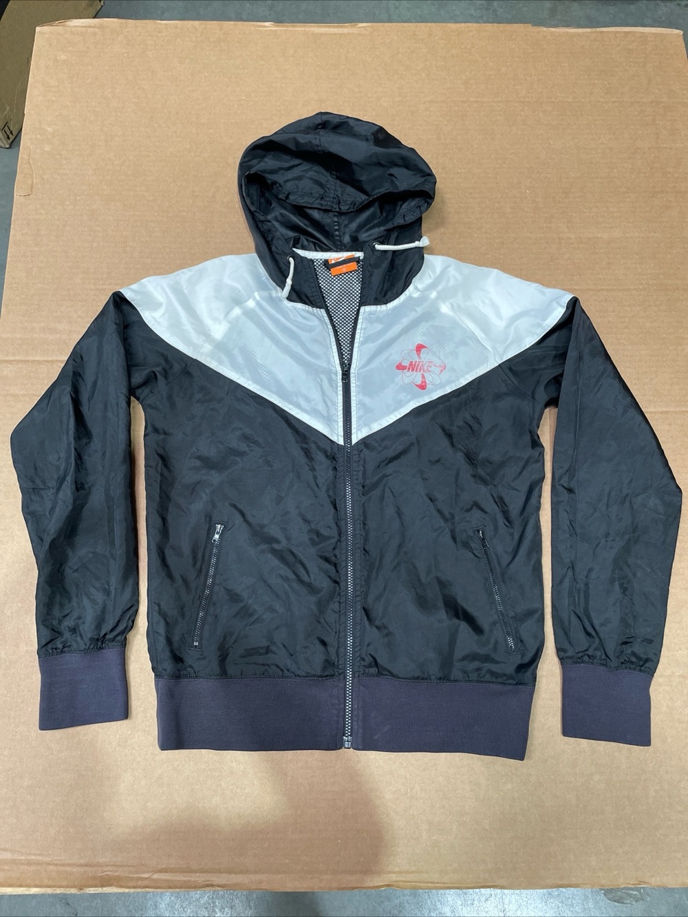 Vintage Nike Track & Field Pinwheel Windbreaker Full Zip Jacket SZ S